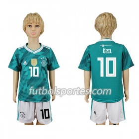 Camisetas Alemania Özil 10 Niño Segunda Equipacion Mundial 2018